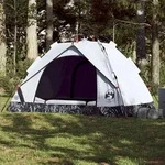 vidaXL Kuppel-Campingzelt 2 Personen Wei&szlig; Verdunkelt Quick Release