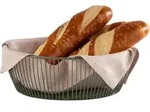 APS Brot- und Obstkorb SVART, oval, 240 x 190 mm, gr&uuml;n