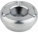 Aschenbecher SMOKE, Material: Edelstahl, Durchmesser: 12 cm,