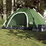 vidaXL Campingzelt 5 Personen Gr&uuml;n Quick Release
