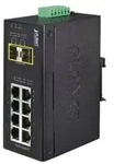 PLANET IGS-1020TF - Switch - unmanaged - 8 x 10/100/1000 + 2 x Gigabit SFP