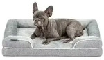 lionto Hundebett premium, orthop&auml;disches Memoryfoam-Bett mit erh&ouml;htem Rand,