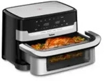 TEFAL Dual Easy Fry Flex EY922D 9 L Stand-alone Hot air fryer Black Stainless