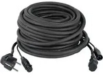DAP FP08 - Schuko/XLR F - IEC/XLR M - Audio / Power 10 m Audio / Strom