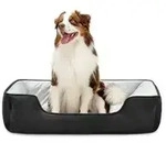 lionto Hundebett &ndash; 2-in-1 Wendek&ouml;rbchen, weich gepolstert & pflegeleicht, mit