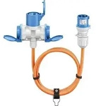 GOOBAY CEE-Adapterkabel 76266, 10 m, Stecker zu Kupplung + 2x Schutzkontaktkupplung