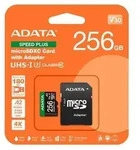ADATA SPEED PLUS - Flash-Speicherkarte (SD-Adapter inbegriffen)256 GB - A2 /