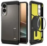 Spigen Tough Armor MagSafe Case Samsung Galaxy S25 Edge - Grau/Schwarz