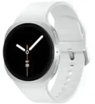 "Samsung Galaxy Watch8 - 40 mm - silber - intelligente Uhr mit Sportband - Gummi -