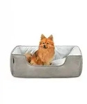 lionto Hundebett &ndash; 2-in-1 Wendek&ouml;rbchen, weich gepolstert & pflegeleicht, mit
