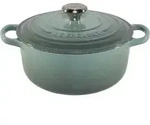 Le Creuset Signature Br&auml;ter rund 20 cm Sea Salt
