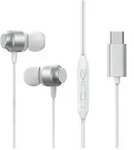 Joyroom JR-EC06 USB-C Kabelkopfh&ouml;rer In-Ear-Kopfh&ouml;rer &ndash; Silber 1200 mm