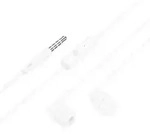 HOCO Headset / In-Ear-Kopfh&ouml;rer 3,5 mm mit Mikrofon M121 Wei&szlig;