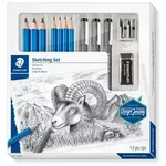 Staedtler 100, Multi, Blau, Grau, 7 St&uuml;ck(e)