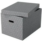 Esselte Leitz Home - Aufbewahrungsbox - gro&szlig; - Grau (Packung mit 3)
