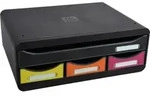 Exacompta TOOLBOX, Ablagemodul mit 4 Schubladen - Regenbogen - 319798D