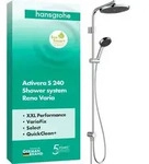 hansgrohe Showerpipe-Set Activera S 240 1jet EcoSmart Reno Varia, Chrom, 1 Stk.
