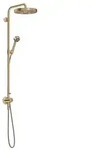 AXOR One Showerpipe mit Thermostat und Kopfbrause 280 1jet EcoSmart Unterputz,
