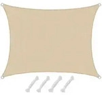 UV Sonnensegel Wasserdurchl&auml;ssig 1,5x2 - Viereckig Sonnenschutz Garten Terrasse