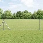 vidaXL Geschwei&szlig;ter Drahtzaun 0.6x100 m Verzinkter Stahl