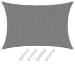 UV Sonnensegel Wasserdurchl&auml;ssig 1x2 - Viereckig - Sonnenschutz Garten Terrasse