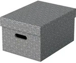 Esselte Leitz Home - Aufbewahrungsbox - mittel - Grau (Packung mit 3)