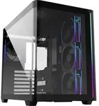 FSP Fortron POC0000247 Midi-Tower PC-Geh&auml;use Schwarz 4 vorinstallierte L&uuml;fter,
