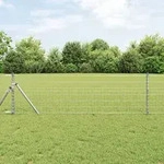vidaXL Euro-Zaun 0.6x10 m Verzinkter Stahl