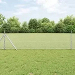 vidaXL Hexagon Zaun 0.8x100 m Verzinkter Stahl