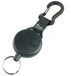 Key-Bak Schl&uuml;sselroller mit Karabiner, schwarz