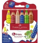 FABER-CASTELL Dreikant-Buntstift Grippy, 6er Kartonetui