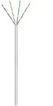 CAT 5e Netzwerkkabel, U/UTP, Grau, 100 m - CU, AWG 26/7 (stranded), PVC
