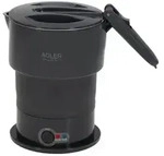 Adler AD 1377 Reise-Wasserkocher 0,6 L - 600 W, faltbar - Grau