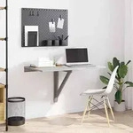 vidaXL Wand-Klapptisch Grau Sonoma 100x60x56 cm Holzwerkstoff