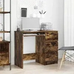 vidaXL Schreibtisch R&auml;uchereiche 90x45x76 cm Holzwerkstoff