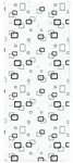 vidaXL Duschrollo 110x240 cm Stoffbreite 106 cm