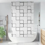 vidaXL Duschrollo 130x240 cm Stoffbreite 126 cm