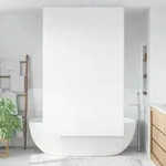 vidaXL Duschrollo 130x240 cm Stoffbreite 126 cm