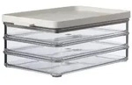 Mepal K&uuml;hlschrankdose Omnia Aufschnittdose 3-lagig - Nordic White / Wei&szlig;