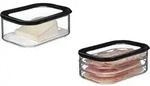 Mepal | Meat and Cheese Set | Nordic Black | Modula Vorratsdosen mit Deckel 