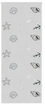 vidaXL Duschrollo 110x240 cm Stoffbreite 106 cm