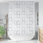 vidaXL Duschrollo 140x240 cm Quadratmuster