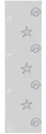 vidaXL Duschrollo 60x240 cm Stoffbreite 56 cm