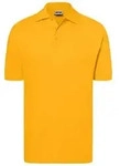 Classic Polo Hochwertiges Polohemd mit Armb&uuml;ndchen gelb, Gr. XL