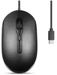 Perixx PERIMICE-222CB, Maus, optisch, 4 Tasten, Silent, USB-C, schwarz Eingabe /