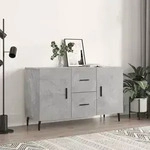 vidaXL Sideboard Betongrau 100x36x60 cm Holzwerkstoff
