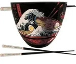 Vincent Trinidad (great Ramen Wave) Ramen Bowl and Chopsticks Set
