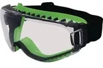 Vollsichtbrille T-Spex 8114 EN 166 EN 170 Rahmen schwarz/gr&uuml;n,Scheibe klar
