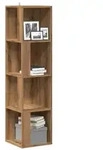 vidaXL Eckregal Artisan-Eiche 33x33x132 cm Holzwerkstoff