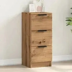 vidaXL Sideboard Artisan-Eiche 30x30x70 cm Holzwerkstoff